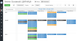 week scheduler