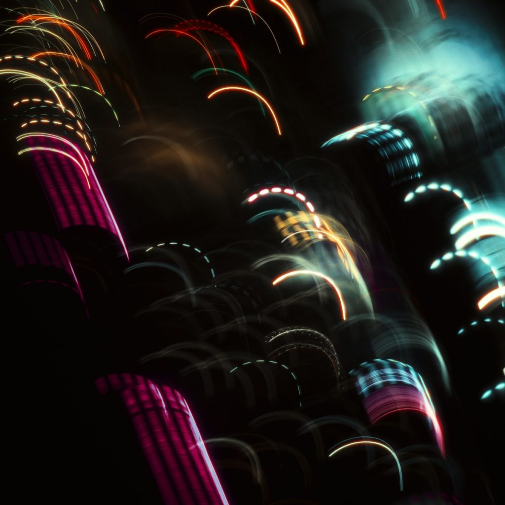 A colorful fireworks display in the night sky